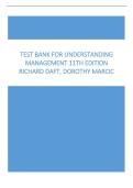 Understanding Management 11th Edition by Richard Daft & Dorothy Marcic &ndash; Complete Test Bank with Practice Questions and Answers