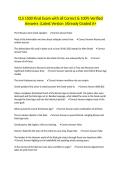 CLS 1500 Final Exam with all Correct & 100&percnt; Verified Answers &vert;Latest Version &vert;Already Graded A&plus;