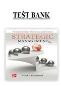Strategic Management &lpar;6th Edition&rpar; by Frank T&period; Rothaermel &ndash; Complete Summary Notes and Exam Study Guide