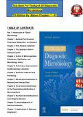 Diagnostic Microbiology &lpar;7th Edition&rpar; by Connie R&period; Mahon &ndash; Complete Test Bank for Chapters 1&ndash;41 with Exam Questions and Answers