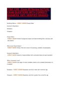 PTAP 1350 - Exam &num;3 Review ACTUAL EXAM QUESTIONS WITH CORRECT ANSWERS 100&percnt; VERIFIED GRADED A&plus;