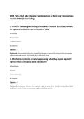 NUR 210 & NUR 242&colon; Nursing Fundamentals & Med-Surg Foundations Exam 1 2026 &vert;Galen College
