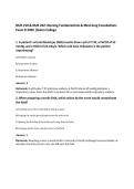 NUR 210 & NUR 242&colon; Nursing Fundamentals & Med-Surg Foundations Exam 8 2026 &vert;Galen College