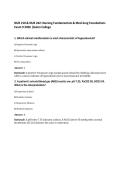 NUR 210 & NUR 242&colon; Nursing Fundamentals & Med-Surg Foundations Exam 9 2026 &vert;Galen College