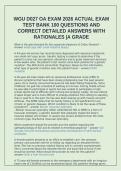 WGU D027 Healthcare Information Systems OA Exam 100 Questions Verified Answers Rationales Health Informatics Guide A&plus;