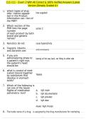 CLS 111 - Exam 2 With All Correct & 100&percnt; Verified Answers &vert;Latest Version &vert;Already Graded A&plus;