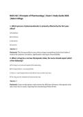 NUR 210 &vert; Principles of Pharmacology &vert; Exam 1 Study Guide 2026 &vert;Galen College