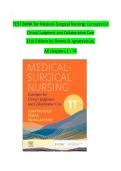 TEST BANK for Medical-Surgical Nursing&colon; Concepts for Clinical Judgment and Collaborative Care 11th Edition by Donna D&period; Ignatavicius&comma; All chapters 1 - 74LATEST UPDATED 2026