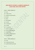NIHSS GROUP C PATIENTS 1-6 COMPLETE ANSWER KEY  &lpar;LATEST 2026 &sol; 2027 LATEST UPDATE&rpar;