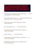 BIO 1320 Exam &num;1 Review ACTUAL EXAM QUESTIONS WITH CORRECT ANSWERS 100&percnt; VERIFIED GRADED A&plus;