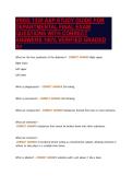 VNSG 1320 A&P STUDY GUIDE FOR DEPARTMENTAL FINAL EXAM QUESTIONS WITH CORRECT ANSWERS 100&percnt; VERIFIED GRADED A&plus;