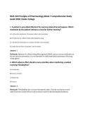 NUR 210 Principles of Pharmacology Week 7 Comprehensive Study Guide 2026 &vert;Galen College