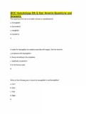 BOC Hematology 6th & Harr Anemia Questions and Answers&period;