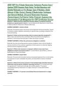 IICRC FSRT Fire & Smoke Restoration Technician Practice Exam &vert; Updated 2026 Complete Study Guide &vert; Verified Questions with Detailed Rationales on Fire Damage Types & Residues&comma; Smoke Behavior & Odor Control&comma; Cleaning & Deodorization Techniques&comma; Soot Remova