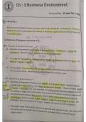 Class notes Business Studies 