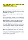 MOT LTAP EXAM REVIEW QUESTIONS WITH ACCURATE SOLUTIONS 2026&period;pdf