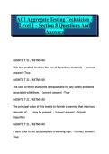 ACI Aggregate Testing Technician &ndash; Level 1 &ndash; Section 8 Questions and Answers &mdash; Advanced Final Practice & Exam Prep Guide &mdash; A comprehensive and exam-focused resource designed to help candidates master Section 8 of the ACI Aggregate Testing Technician Level