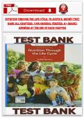 Test Bank for Nutrition Through the Life Cycle&comma; 7th Edition &ndash; Judith E&period; Brown &lpar;All Chapters&comma; Verified&comma; A&plus; Grade&comma; Answers Included&rpar;