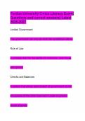 Purdue University Civics Literacy Exam&vert; Questions and correct answers&vert; Latest 2026-2027