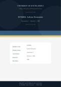 ECS2604 Assessment 4 2026 Semester 1 Due 2026