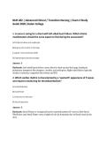 NUR 282 &vert; Advanced Clinical &sol; Transition Nursing &vert; Exam 2 Study Guide 2026 &vert;Galen College