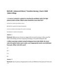 NUR 282 &vert; Advanced Clinical &sol; Transition Nursing &vert; Exam 3 2026 &vert;Galen College