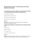 NUR 282 &vert; Advanced Clinical &sol; Transition Nursing &vert; Exam 6 Study Guide 2026 &vert;Galen College