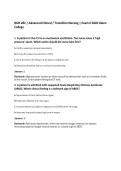 NUR 282 &vert; Advanced Clinical &sol; Transition Nursing &vert; Exam 6 2026 Galen College