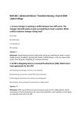 NUR 282 &vert; Advanced Clinical &sol; Transition Nursing &vert; Exam 8 2026 &vert;Galen College