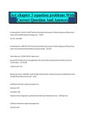 ACT Chapter 3 Equation Problems With Correct Questions and Answers &mdash; Complete Algebra Practice Guide for Exam Preparation &mdash; A comprehensive and exam-focused resource designed to help students master ACT Chapter 3 equation-based math problems&period; This guide i
