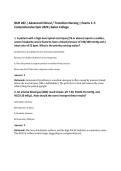 NUR 282 &vert; Advanced Clinical &sol; Transition Nursing &vert; Exams 1&ndash;5 Comprehensive Quiz 2026 &vert;Galen College