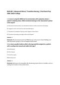 NUR 282 &vert; Advanced Clinical &sol; Transition Nursing &vert; Final Exam Prep 2026 &vert;Galen College