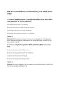 NUR 282 Advanced Clinical &sol; Transition Nursing Exam 9 2026 &vert;Galen College