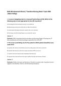 NUR 282 Advanced Clinical &sol; Transition Nursing Week 7 Quiz 2026 &vert;Galen College