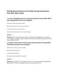 NUR 282 Advanced Clinical and Transition Nursing Comprehensive Exam 2026 &vert;Galen College