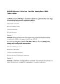 NUR 282 Advanced Clinical and Transition Nursing Exam 7 2026 &vert;Galen College