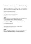 NUR 282 Advanced Clinical Nursing Exam Bundle 2026 &vert;Galen College