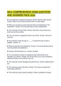MVA COMPREHENSIVE EXAM QUESTIONS AND ANSWERS PACK 2026