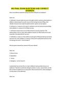 IHS FINAL EXAM QUESTIONS AND CORRECT ANSWERS