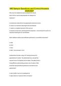 IHS Sample Questions and Correct Answers 2026&sol;2027