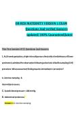 OB HESI Maternity Exam Questions and Answers &ndash; Complete Practice Test Pack