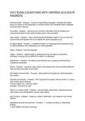D312 EXAM 2 QUESTIONS WITH VERIFIED ACCURATE ANSWERS