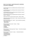 BUS D-312 EXAM 1 QUESTIONS WITH VERIFIED ACCURATE ANSWERS