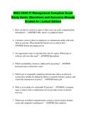 WGU C954 IT Management Complete Exam  Study Guide &lpar;Questions and Answers&rpar; Already  Graded A&plus; &vert; Latest Edition 