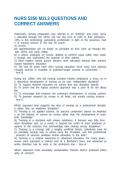 NURS 5350 M2L3 QUESTIONS AND CORRECT ANSWERS
