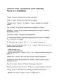NSG-440 FINAL QUESTIONS WITH VERIFIED ACCURATE ANSWERS