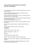 NSG 440 FINAL QUESTIONS WITH VERIFIED ACCURATE ANSWERS