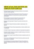 NBDHE ACTUAL EXAM QUESTIONS AND COMPLETE STUDY GUIDE 2026&period;pdf