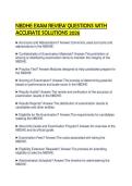 NBDHE EXAM REVIEW QUESTIONS WITH ACCURATE SOLUTIONS 2026&period;pdf