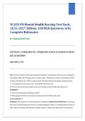 NCLEX-PN Mental Health Nursing Test Bank&comma; 2026&ndash;2027 Edition&comma; 150 NGN Questions with Complete Rationales